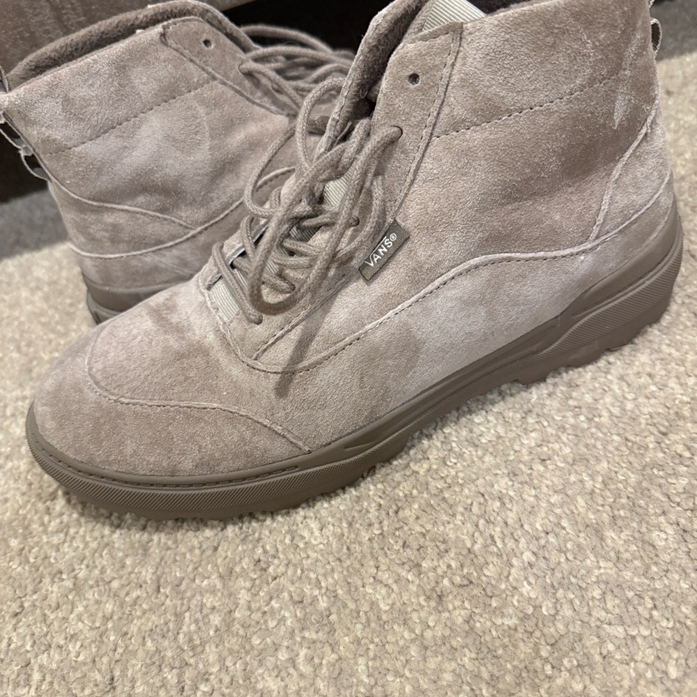 Vans Tan High-Top Sneakers